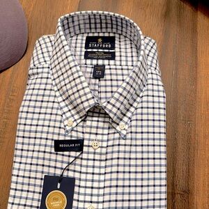 Brand new Stafford dress shirt 17 1/2 size